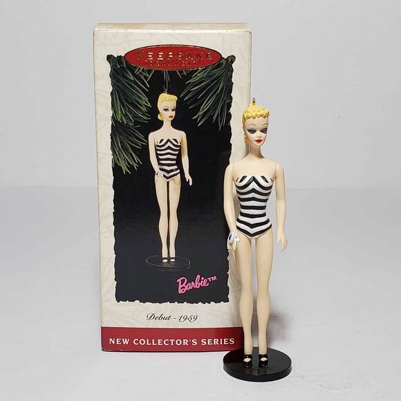 Hallmark Keepsake Ornament Barbie Series #1 1959 Debut 1994 NEW - Picture 1 of 10